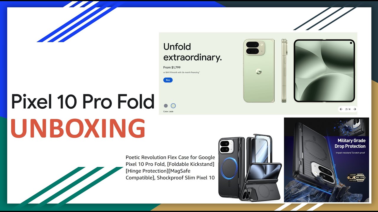 Распаковка и первые впечатления от Google Pixel 10 Pro Fold