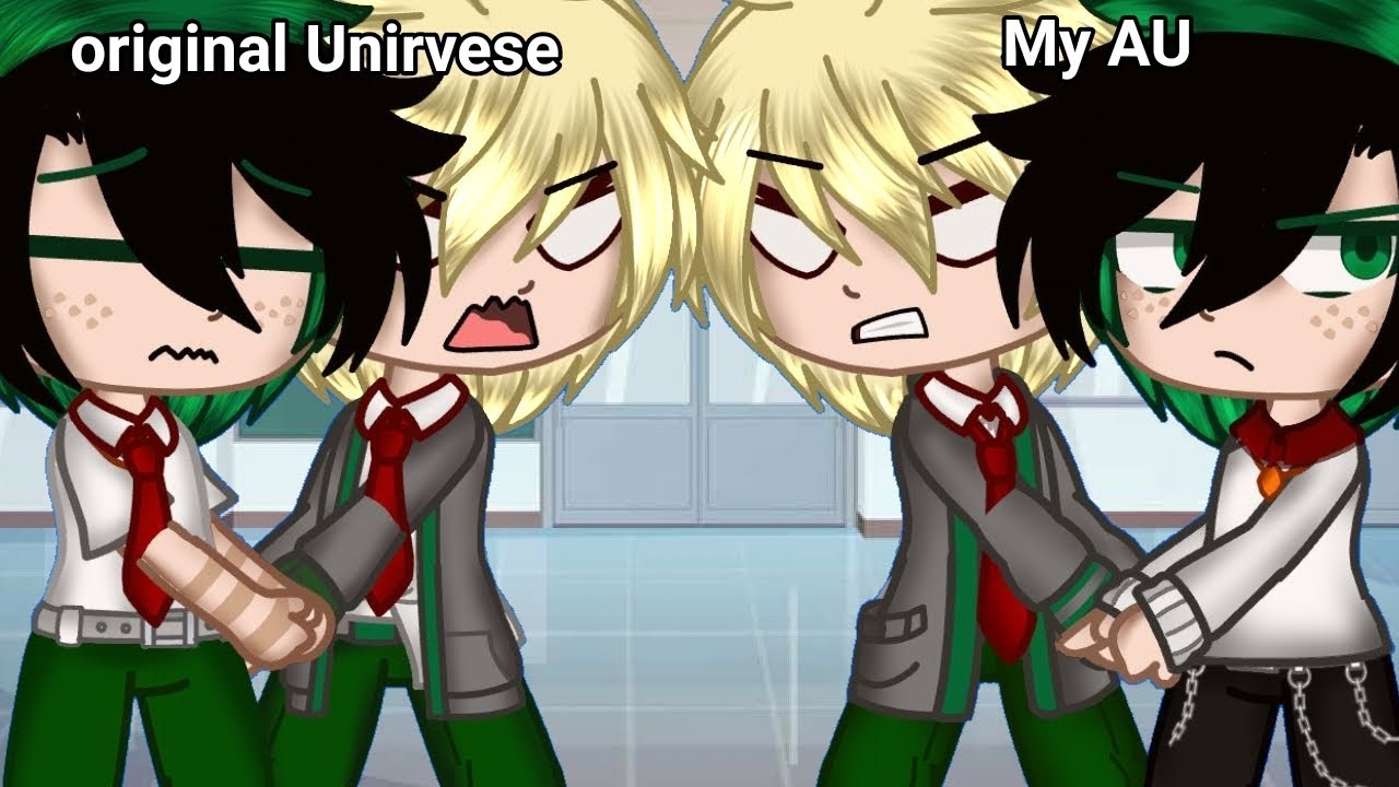 Un universo distinto//Parte 2/2//MHA y MHA My AU//BKDK 💚🧡//Isa angels (⁠　⁠･⁠ω⁠･⁠)⁠☞