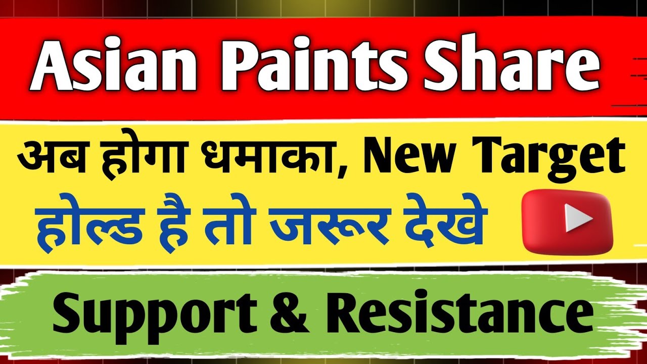 asian paints share news today / asian paints share analysis / asian paints share latest news /target