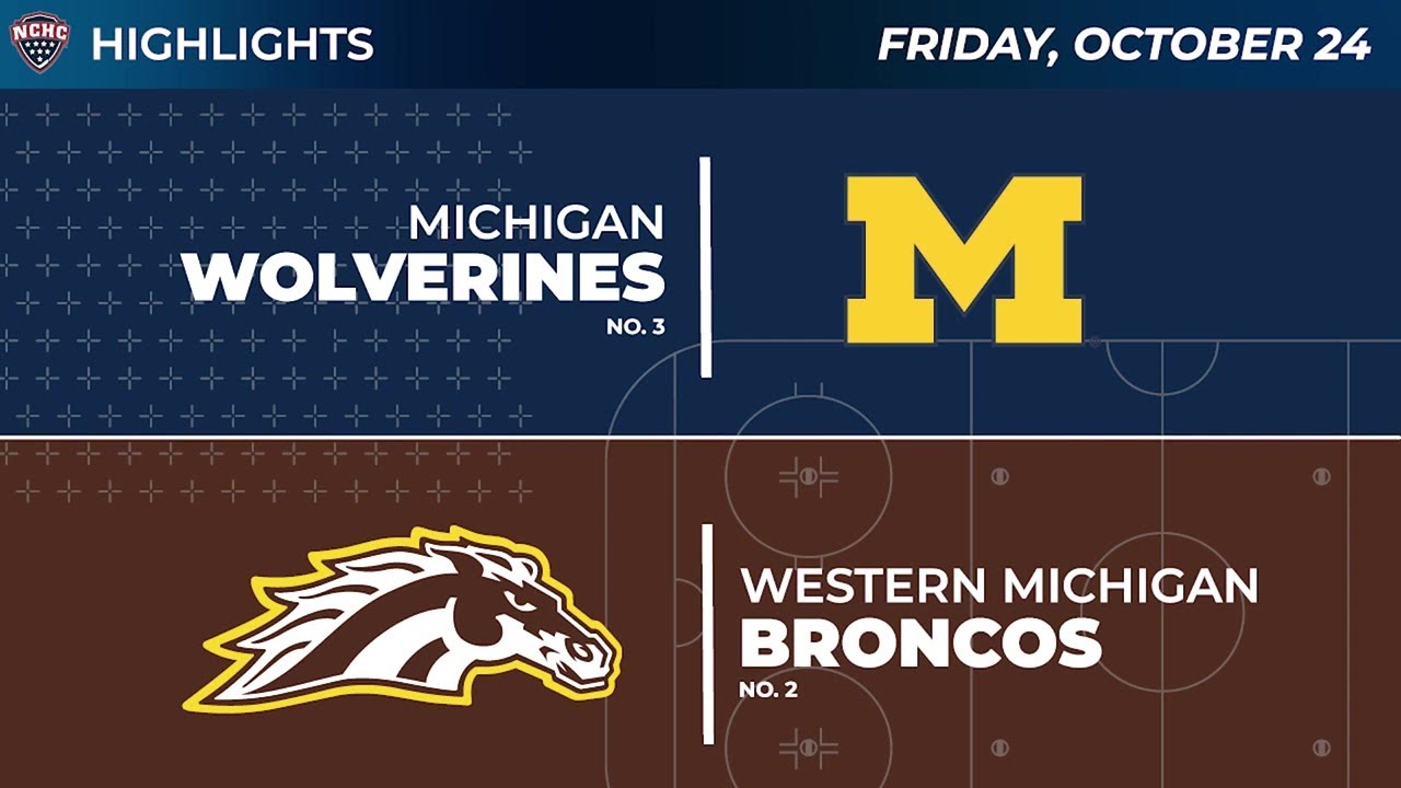 10/24/25 - Michigan at Western Michigan Highlights