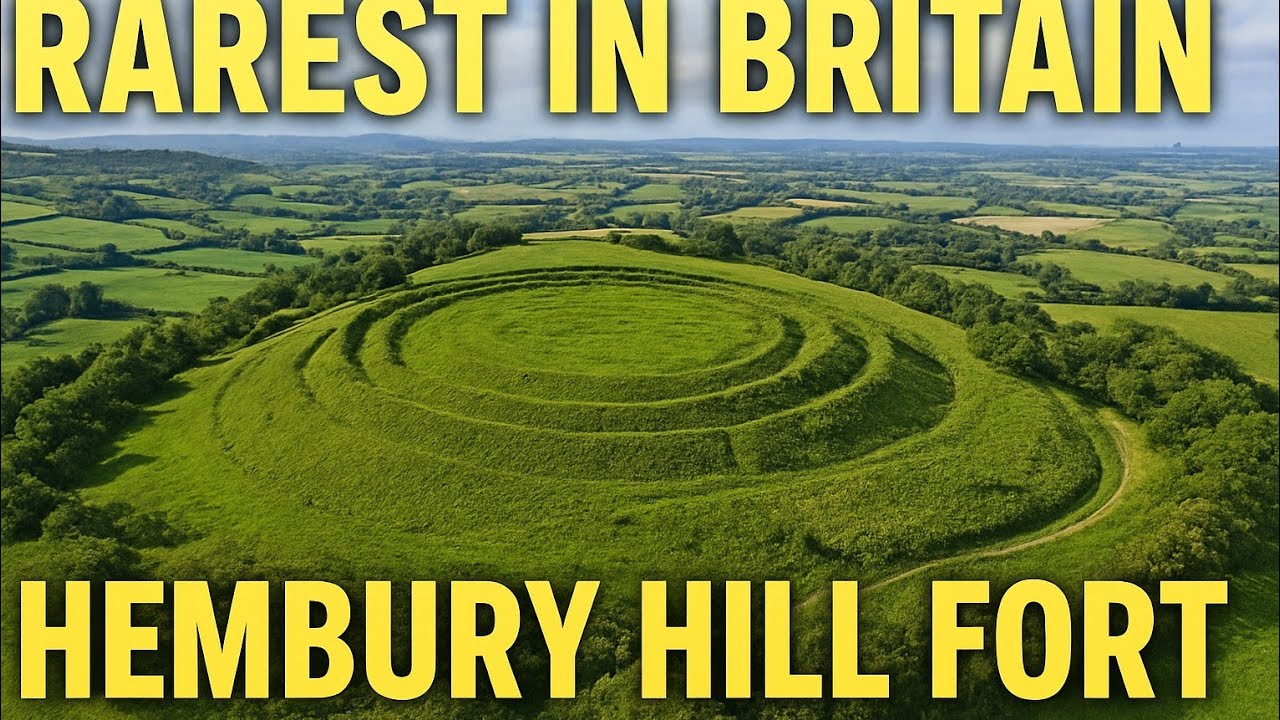Hembury Hill fort - the rarest hill fort in Britain.