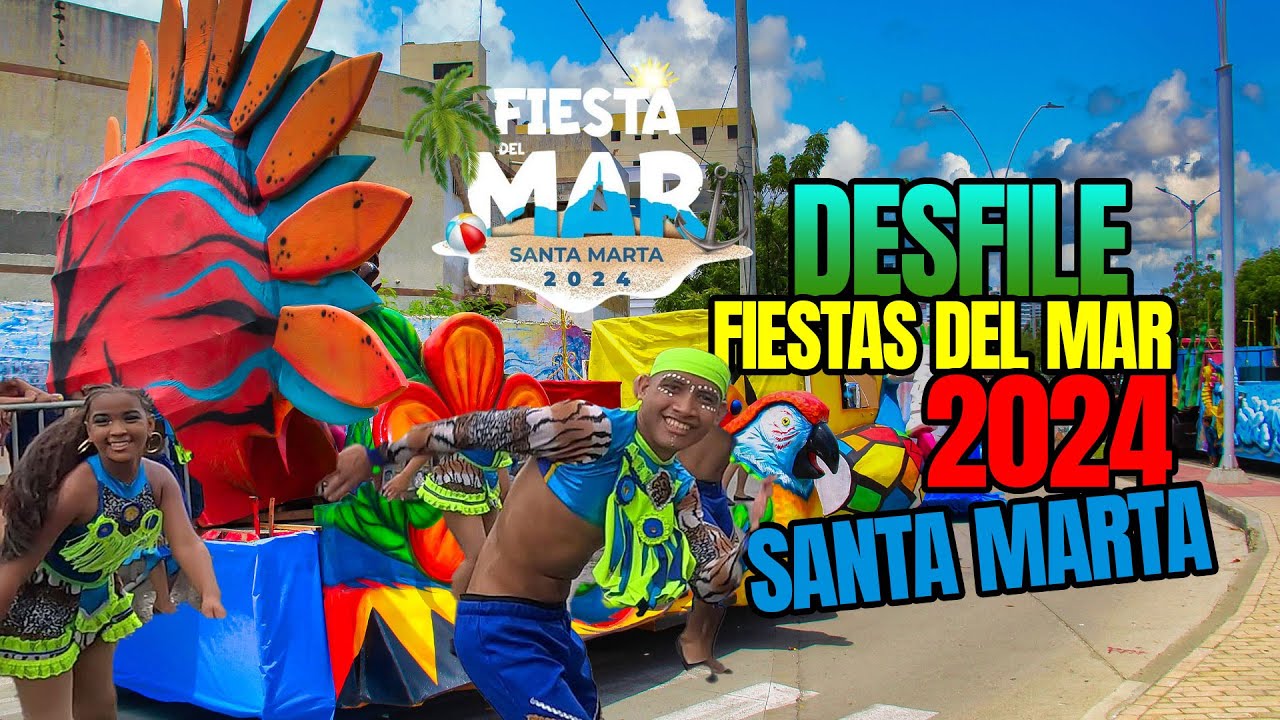 Desfile folclórico  fiestas del mar 2024  Santa Marta  - Completo sin filtros