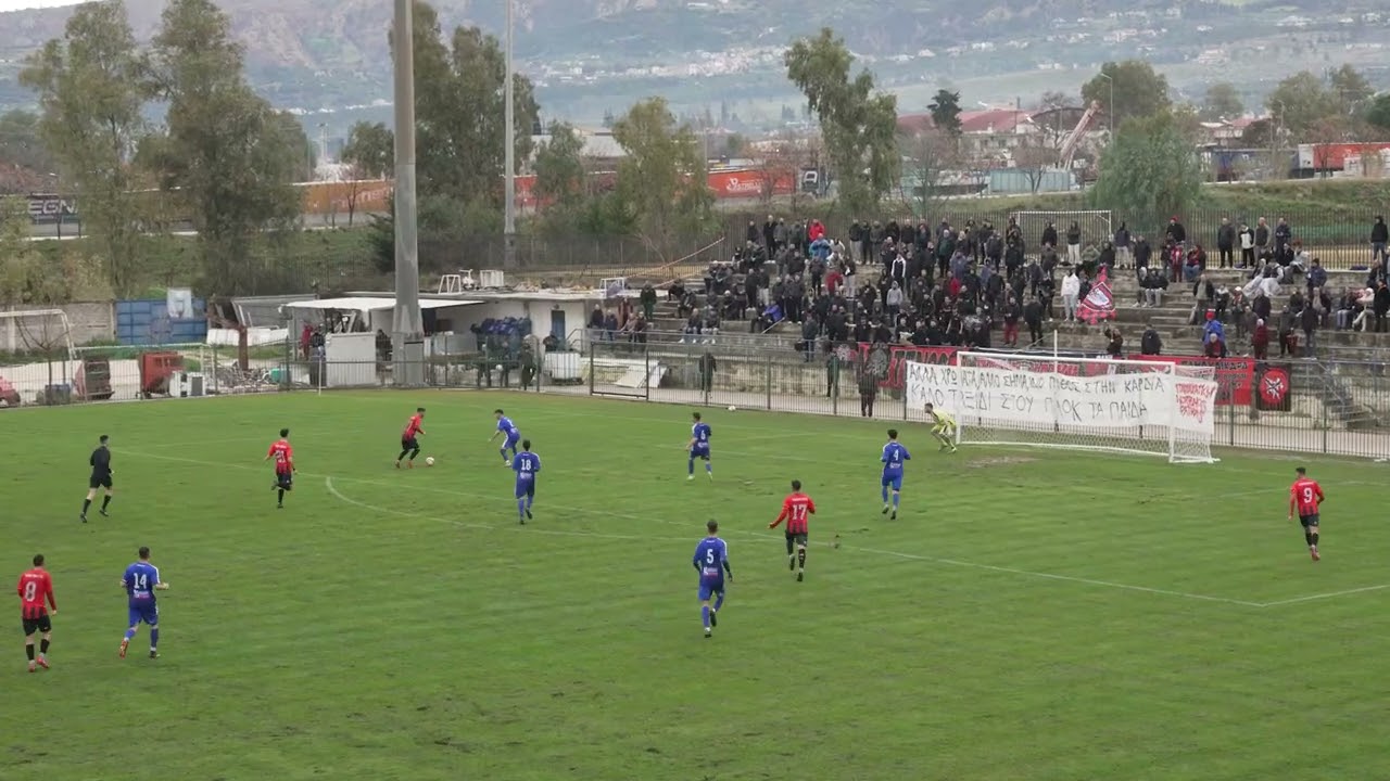 Θύελλα Πατρών - Παναχαϊκή 1-1 / Φάσεις (Γ' Εθνική, 1.2.2026)
