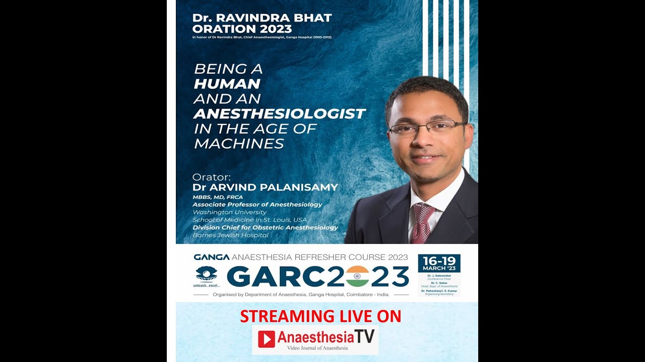 Dr V Ravindra Bhat Oration @ GARC 2023