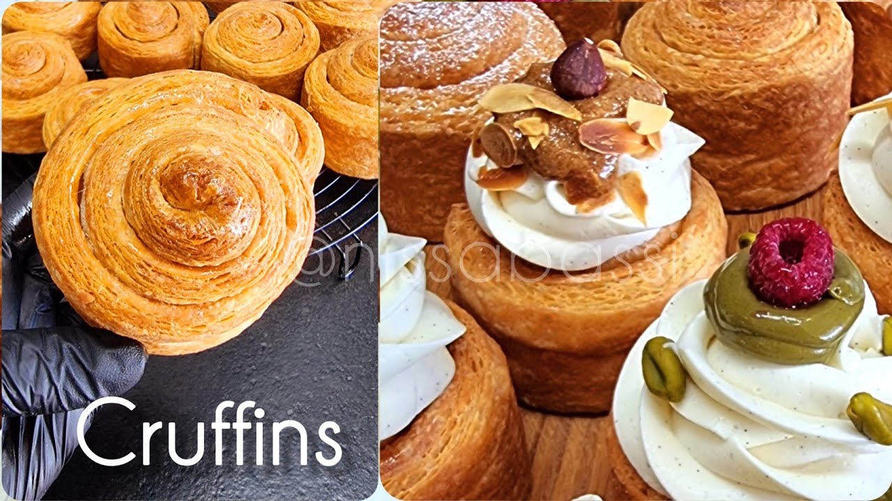 Cruffins ou croissants roulés maison