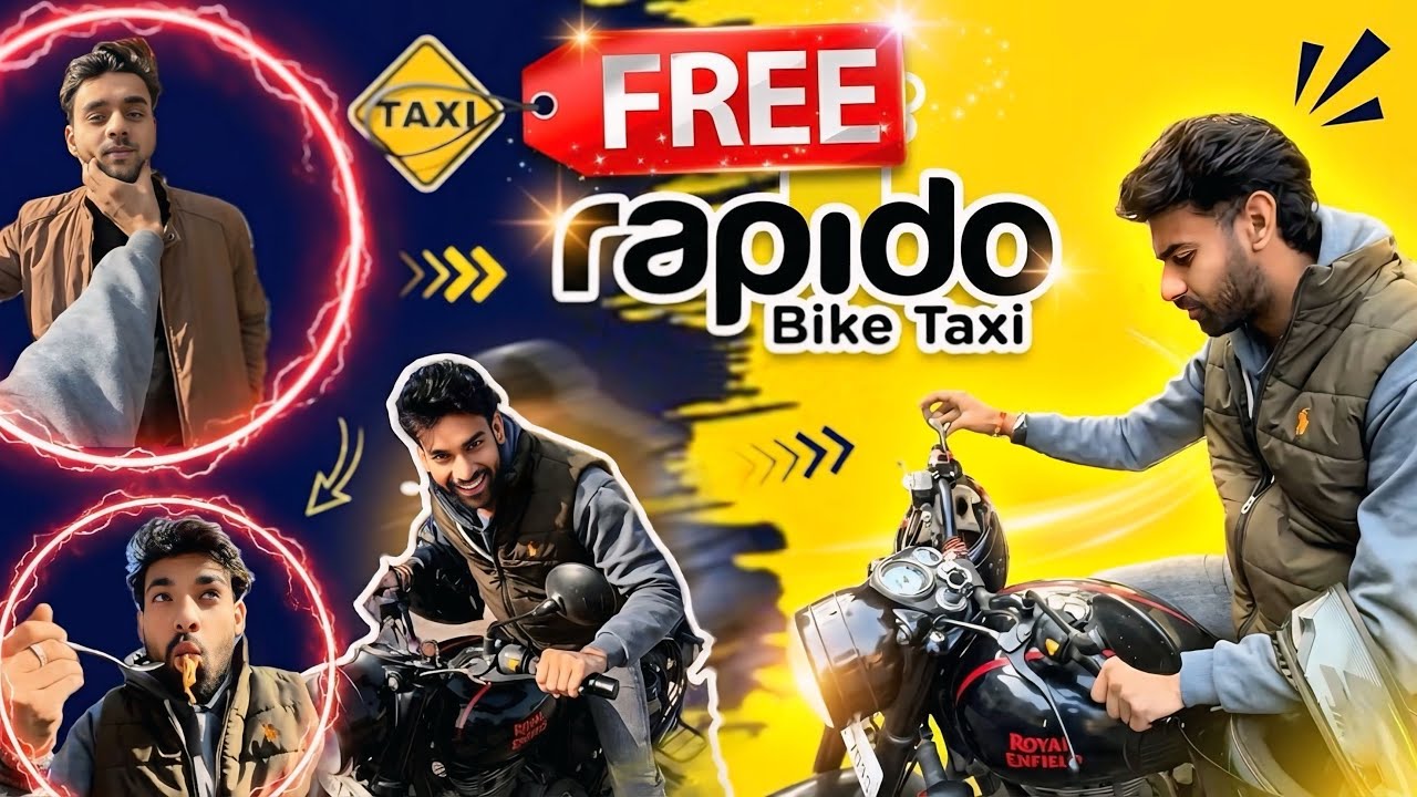 FREE😱 RIDE Rapido MAN😱 Captain 1 दिन की कमाई Bike Taxi &Par Parcel Delivery Rapido Bike Taxi job