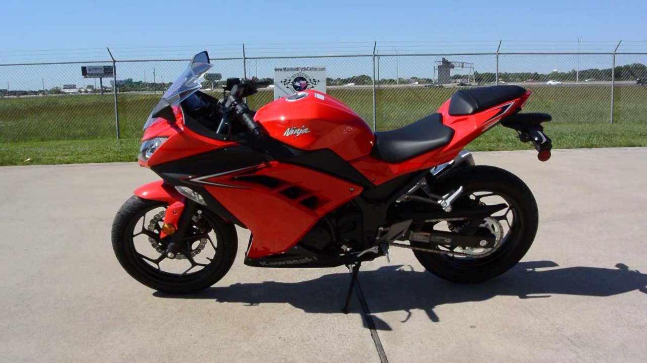 SALE $4,399:  2016 Kawasaki Ninja 300 ABS in Passion Red Overview and Review