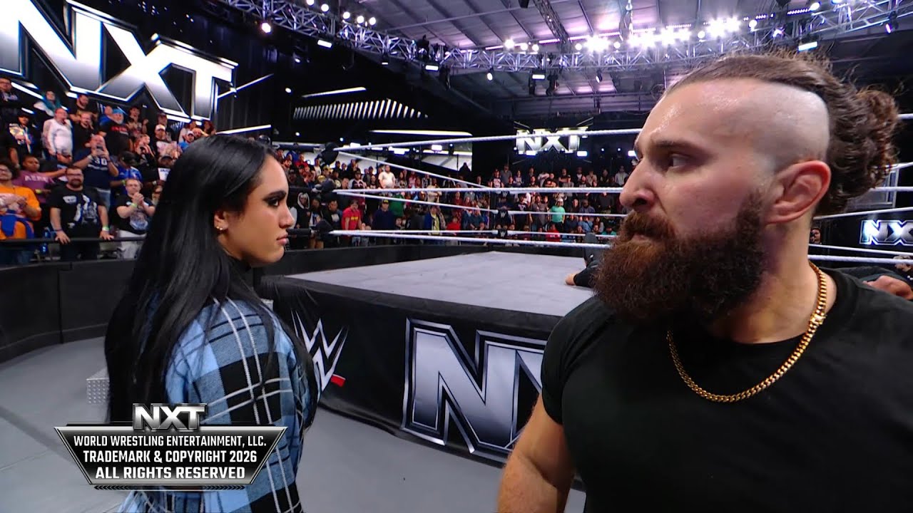 Реакция Энтони…WWE NXT 13.01.2026