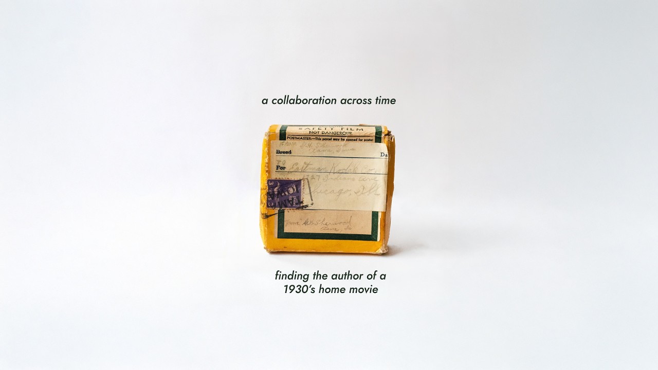 a collaboration across time | finding the author of a 1930s home movie