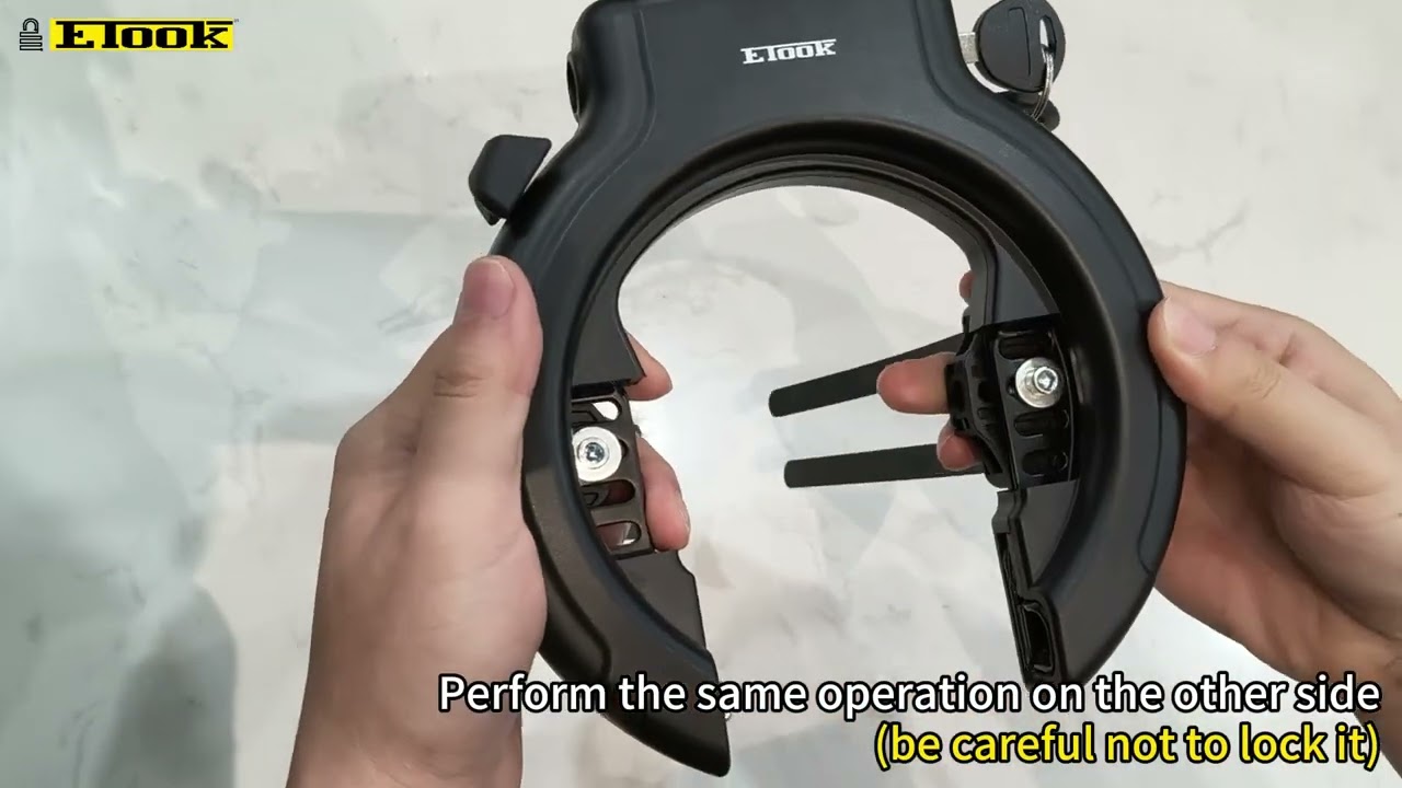 Widened Enlarged Bike Frame Lock for 2''-3'' tire