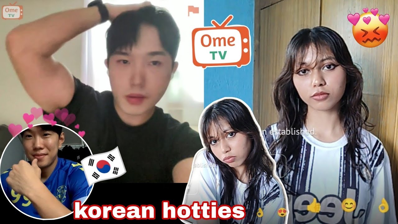 I FOUND HOT KOREAN GUYS ON OMETV 🥵 #omegle