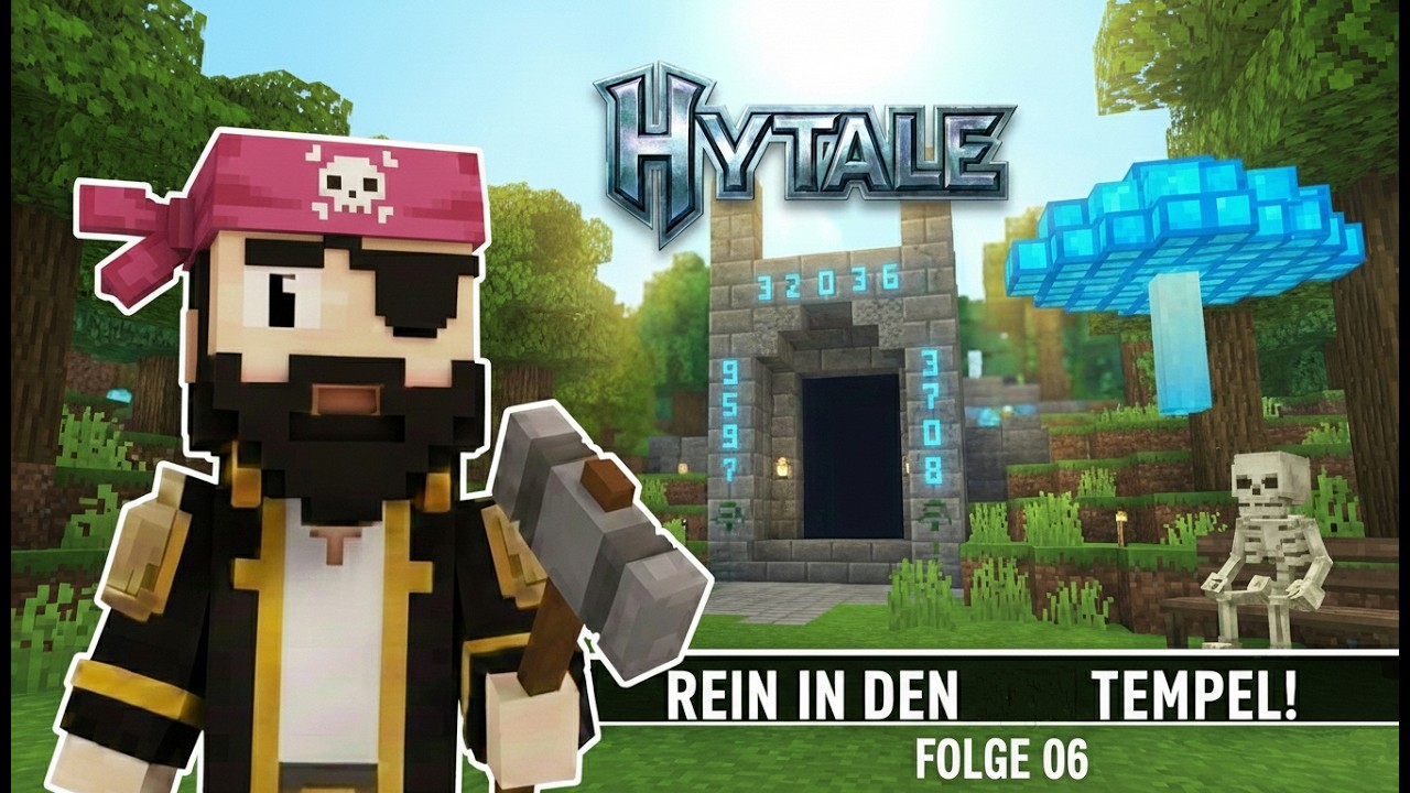 Rein in den Tempel 🕍 | Hytale Folge 006