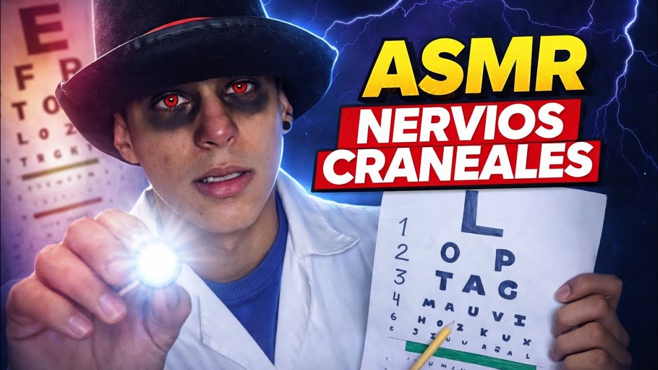 ASMR Examen de Nervios Craneales | te dormirás en minutos 