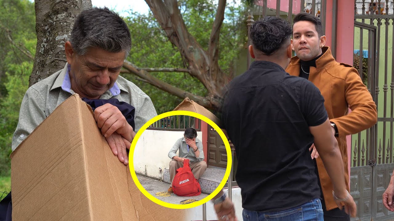 Hijo finge cuidar a su padre, para que su hermano le envié dinero para sus medicinas.