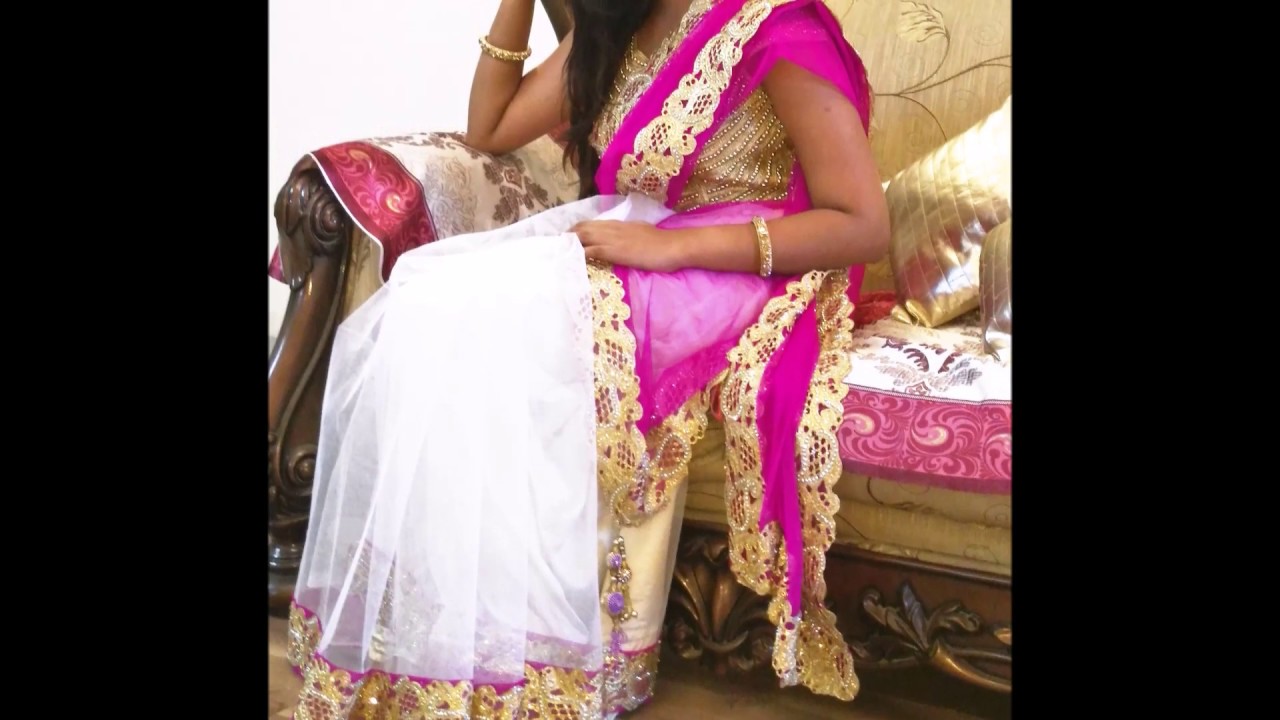 DIY [ Hindi] Beautiful Designer Saree--Pink Channel