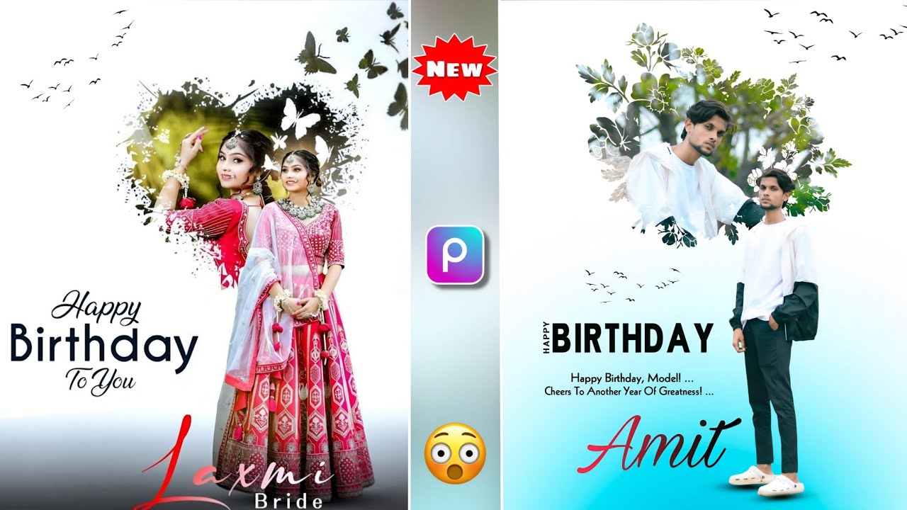 Birthday Poster Editing In PicsArt | Happy Birthday Photo Editing PicsArt | Birthday Photo Editing