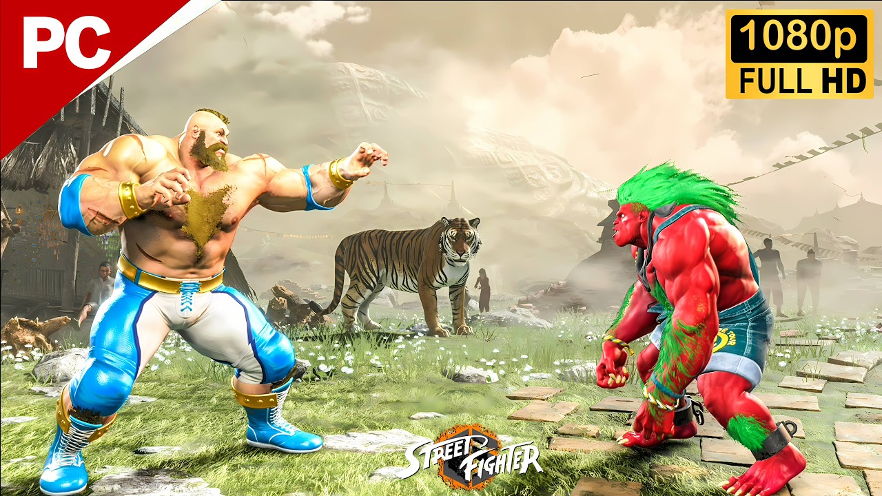 Street Fighter 6 | Zangief vs Blanka & Kimberly | PC Gameplay