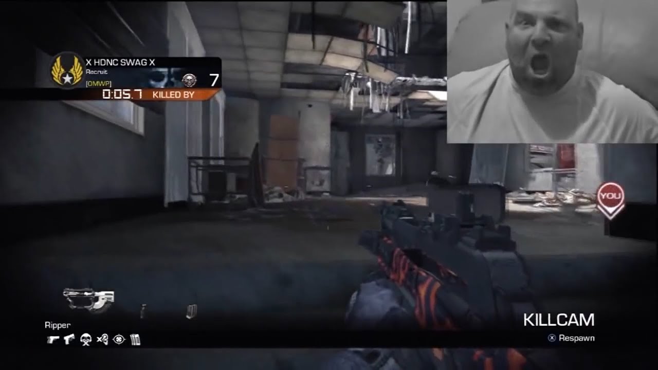 ELPRESADOR REUPLOAD - REALLY BAD RAGE QUIT CALL OF DUTY GHOST