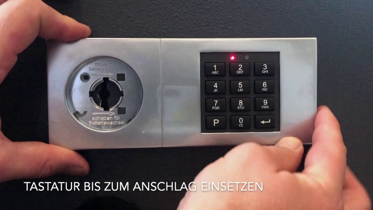 Tresor Technik Jarz - Tresor Notöffnung / Batteriewechsel Code Combi B30