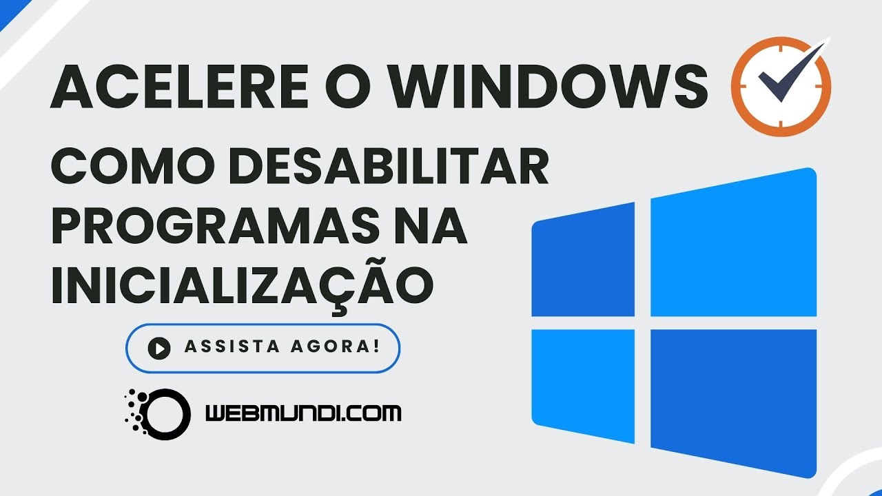 Acelere o Windows : Como Desabilitar Programas na Inicializa&ccedil;&atilde;o ✅💻🚀