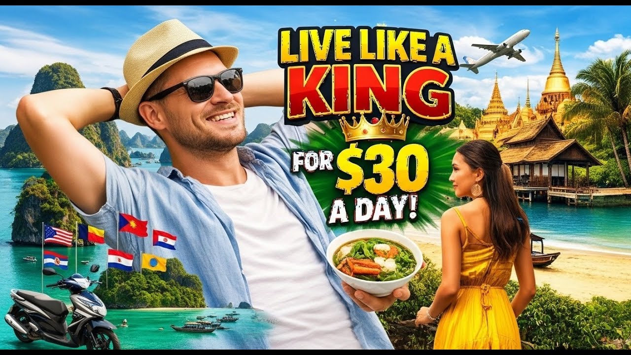 10 Countries Where You Can Live Like a King for $30 a Day