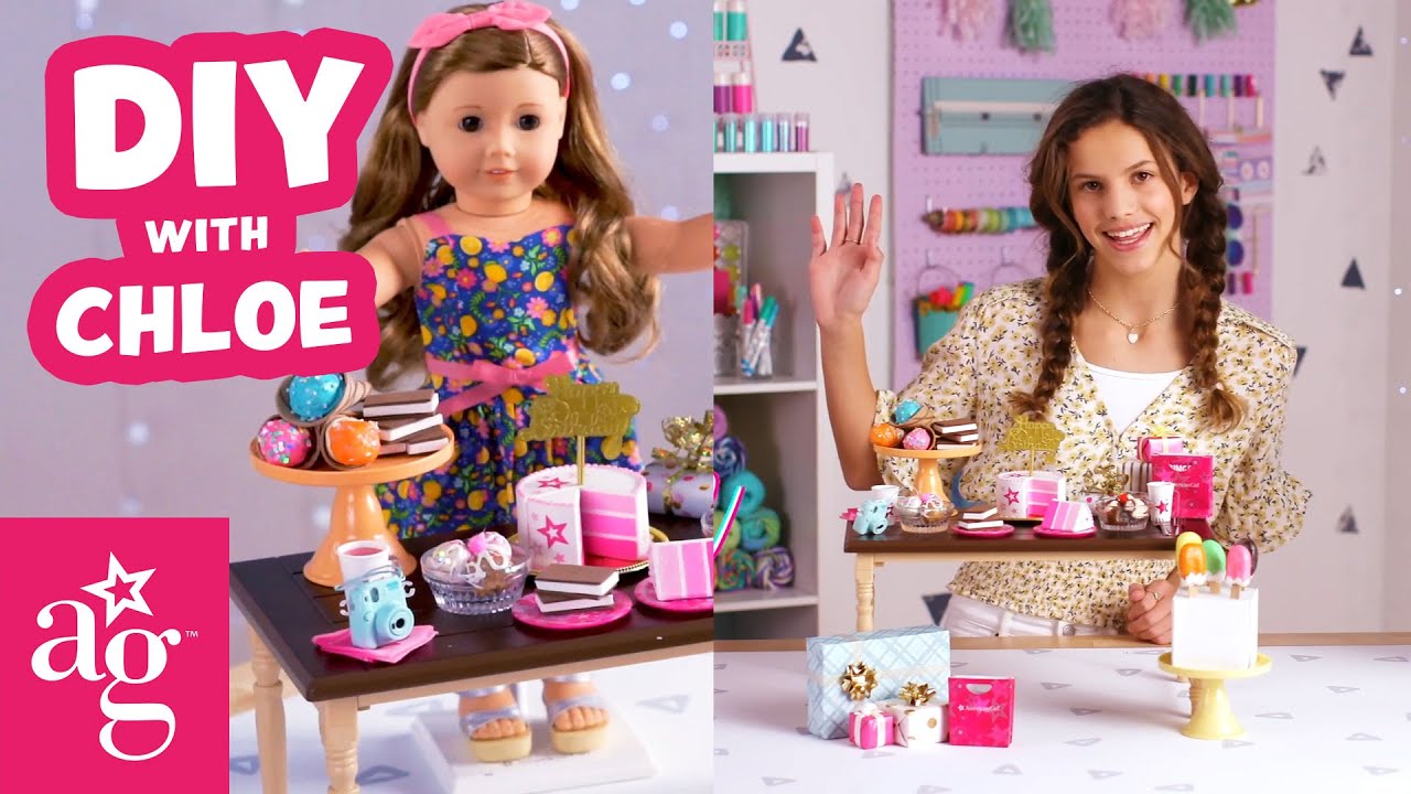 Delicious Mini DIY Ice Cream for Your Birthday Party | Doll DIY | @AmericanGirl