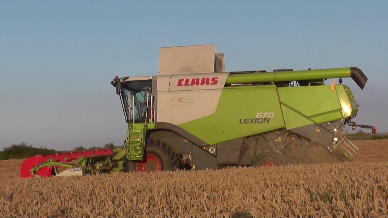 Harvest 2016 Claas Lexion 670 Combine Harvester