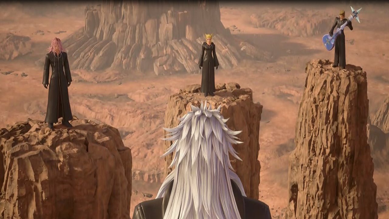 Kingdom Hearts 3 (PS4) Марлюксия, Ларксен, Демикс, Люксорд Воссоединение HD 720p 60 кадров в секунду