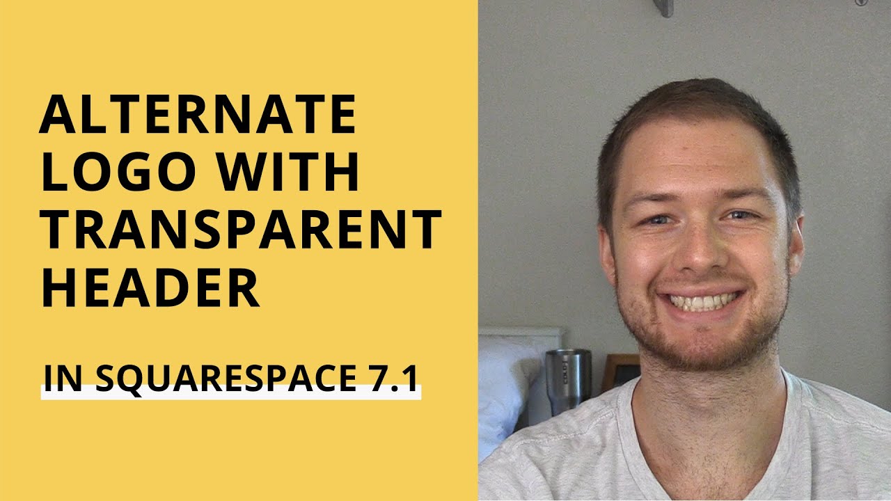 Alternate Logo with Transparent Header in Squarespace 7.1