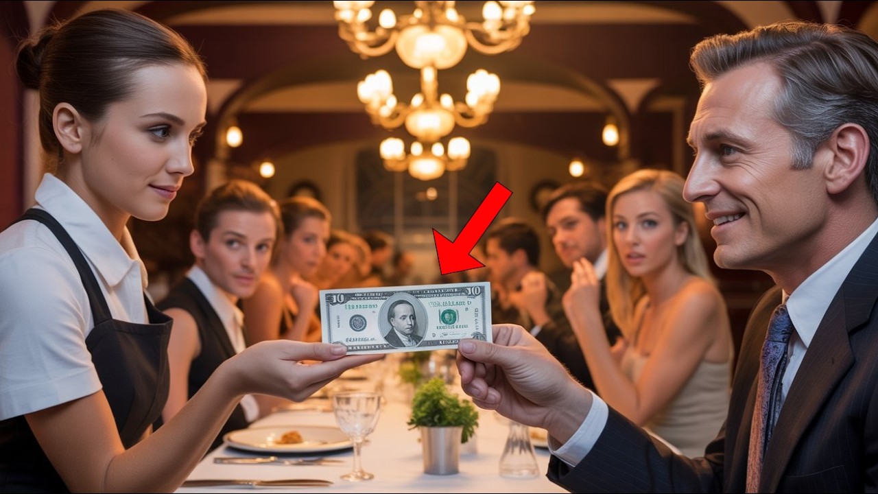 Billionaire Tested the Waitress With a $10 Tip — Her Reaction Changed Everything