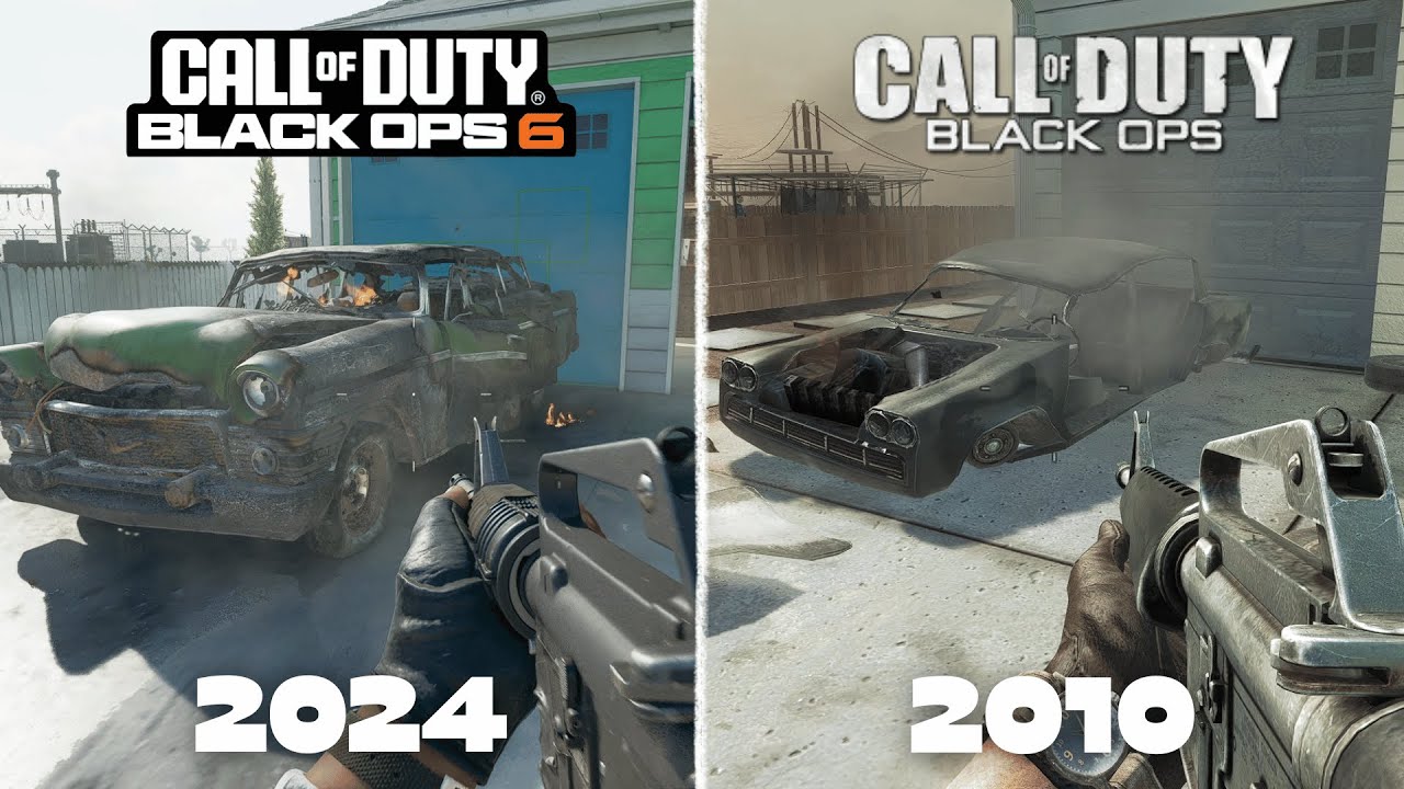 CoD Black Ops 6 vs CoD Black Ops 2010 - Сравнение деталей 2024