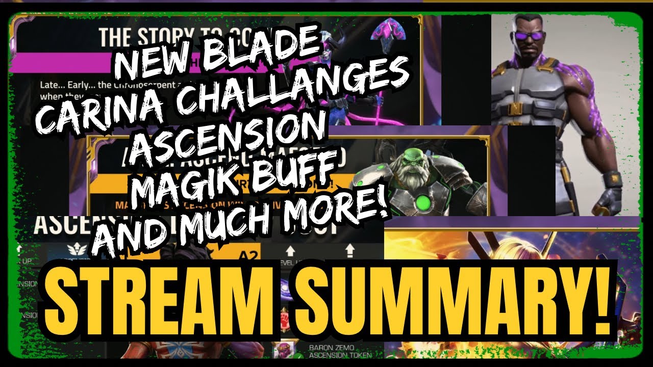 HUGE STREAM! NEW R5s! Ascension Details! New Crystals. CARINA CHALLANGES! MAGIK BUFF And More!