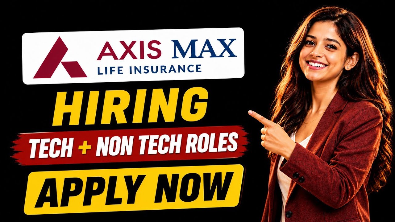 Axis Max Life: найм выпускников и специалистов || Опыт 0-3 года | IT-вакансии для начинающих