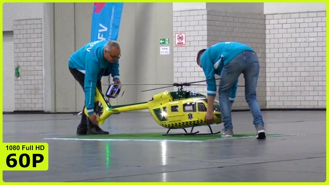XL RC VARIO EC145-T2 | H145 INDOOR FLIGHT - INTERMODELLBAU DORTMUND 2019