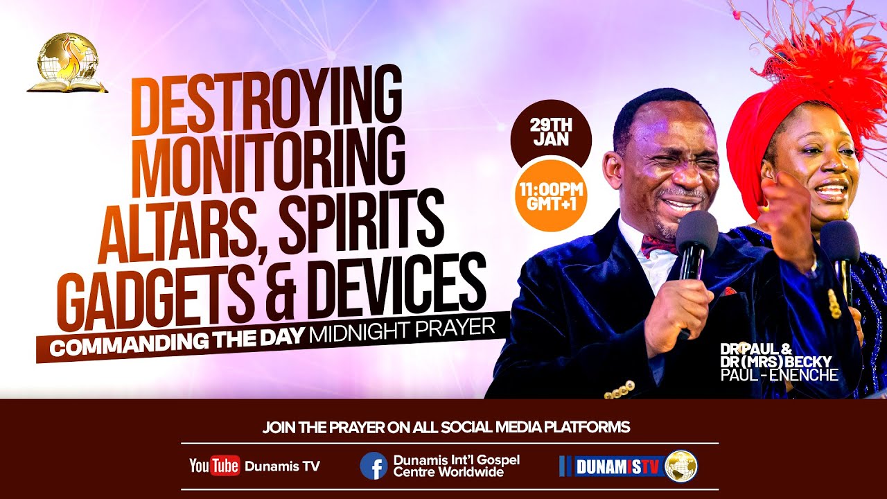 COMMANDING THE DAY || DESTROYING MONITORING ALTARS, SPIRITS, GADGETS & DEVICES || 29-01-2026