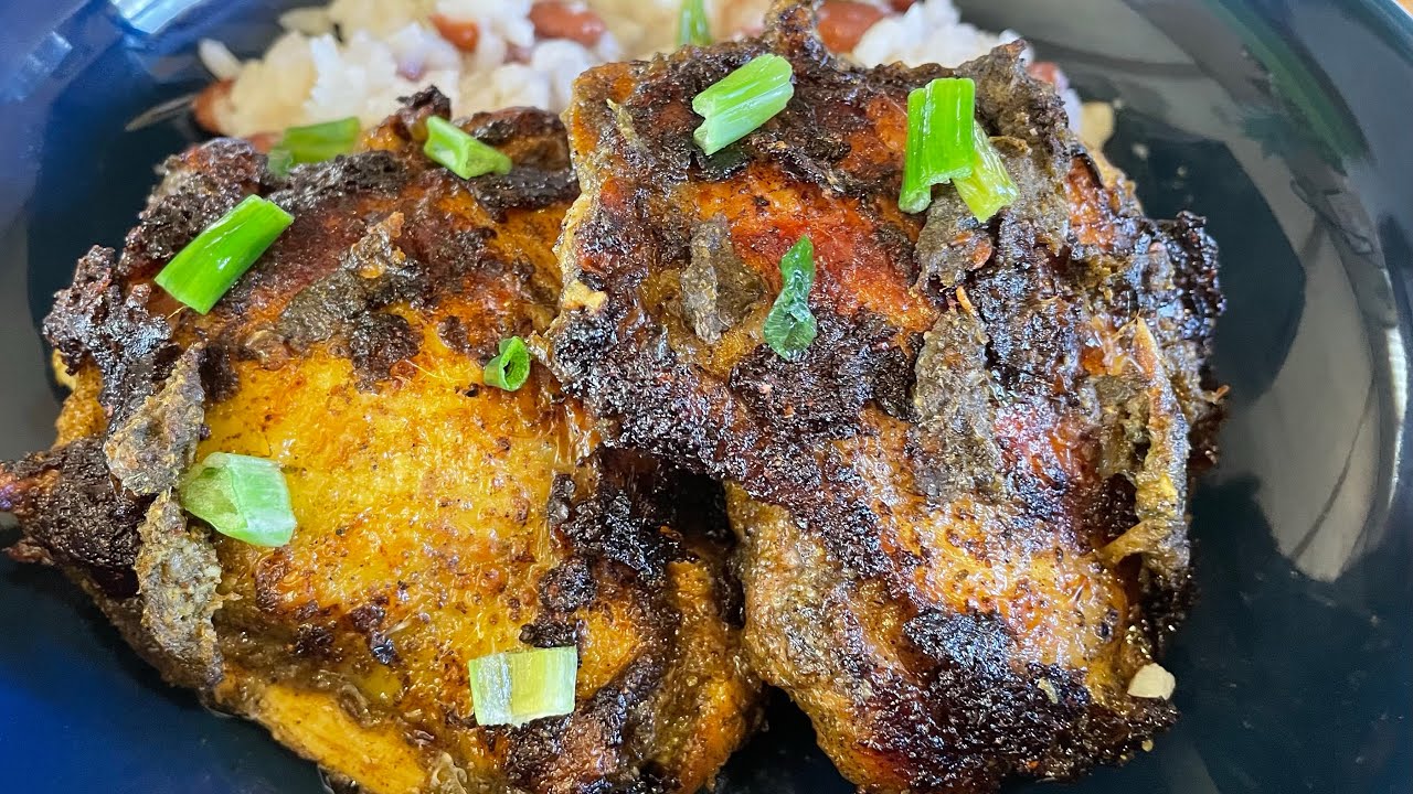 GRILLED JERK CHICKEN  -  Walkerswood Jerk Seasoning