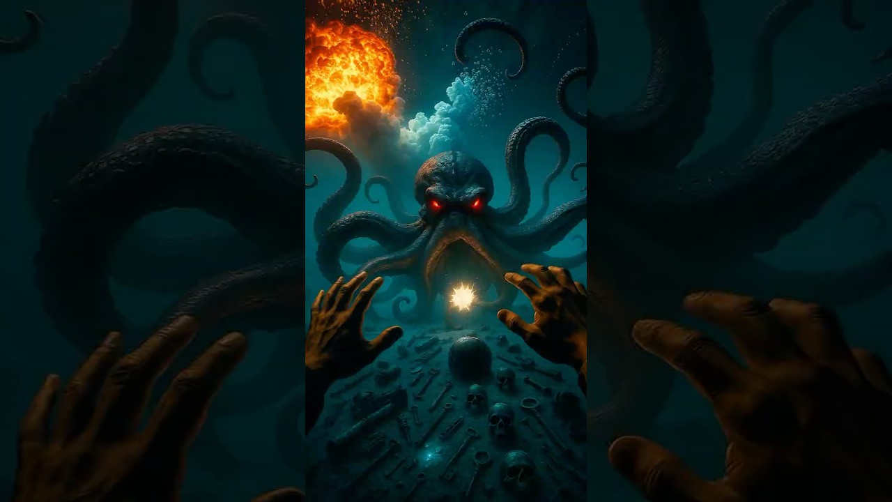 full version POV KRAKEN ATTACK #pov #monster #horror  #Cinematic #aivideo #animation #fyp #survival