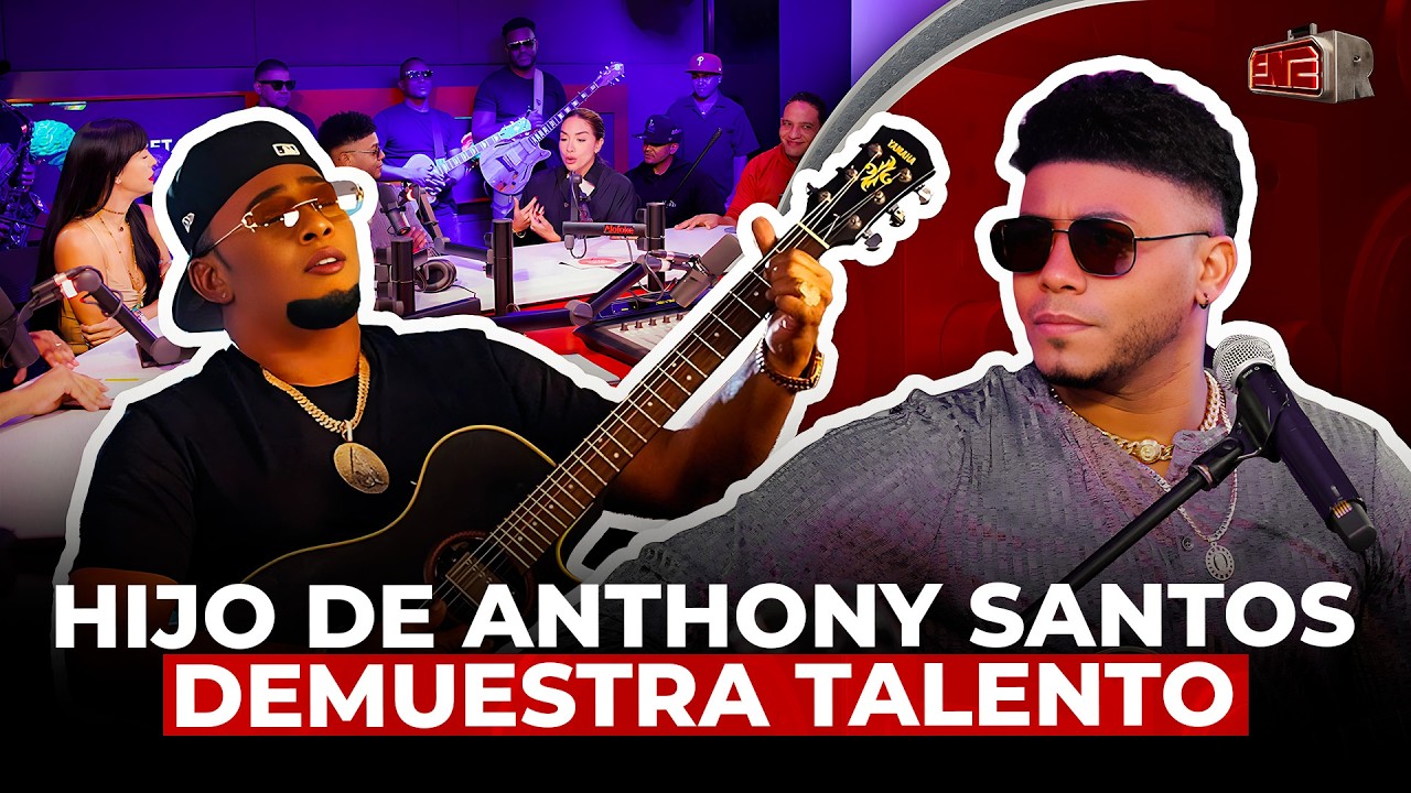 ¡IGUALITO! HIJO DE ANTHONY SANTOS DEMUESTRA QUE LLEVA EL TALENTO EN LA SANGRE