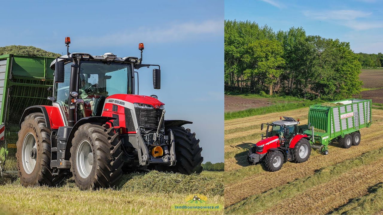 Massey Ferguson 8S.225 & Massey Ferguson 6715S | Bergmann Carex 430K  & Bergmann Repex 33K