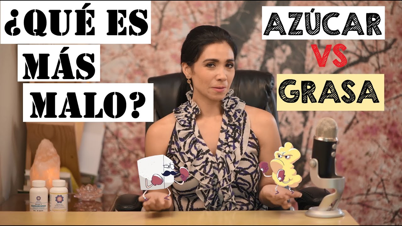 ¿Que es PEOR LA GRASA o EL AZUCAR?