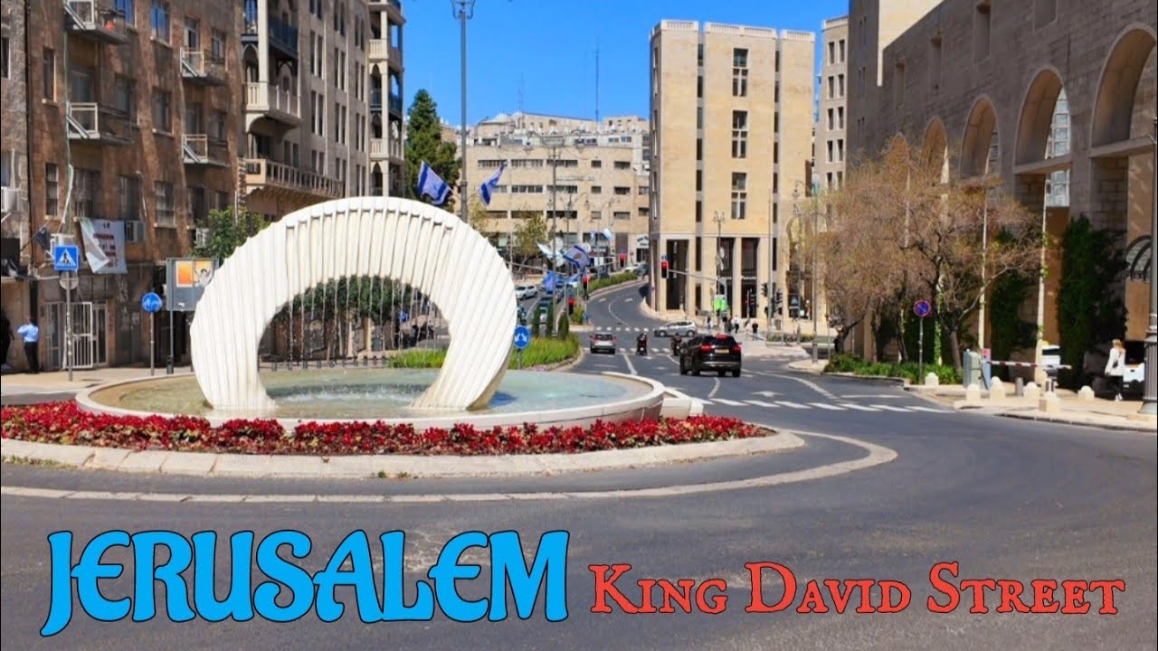 JERUSALEM King David Street. TEDDY Park. I love Jerusalem 2025 Holyland Walk ISRAEL