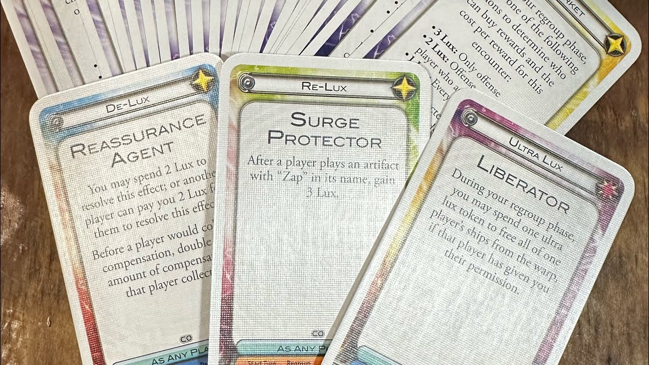 Top 9 Lux cards in Cosmic Encounter