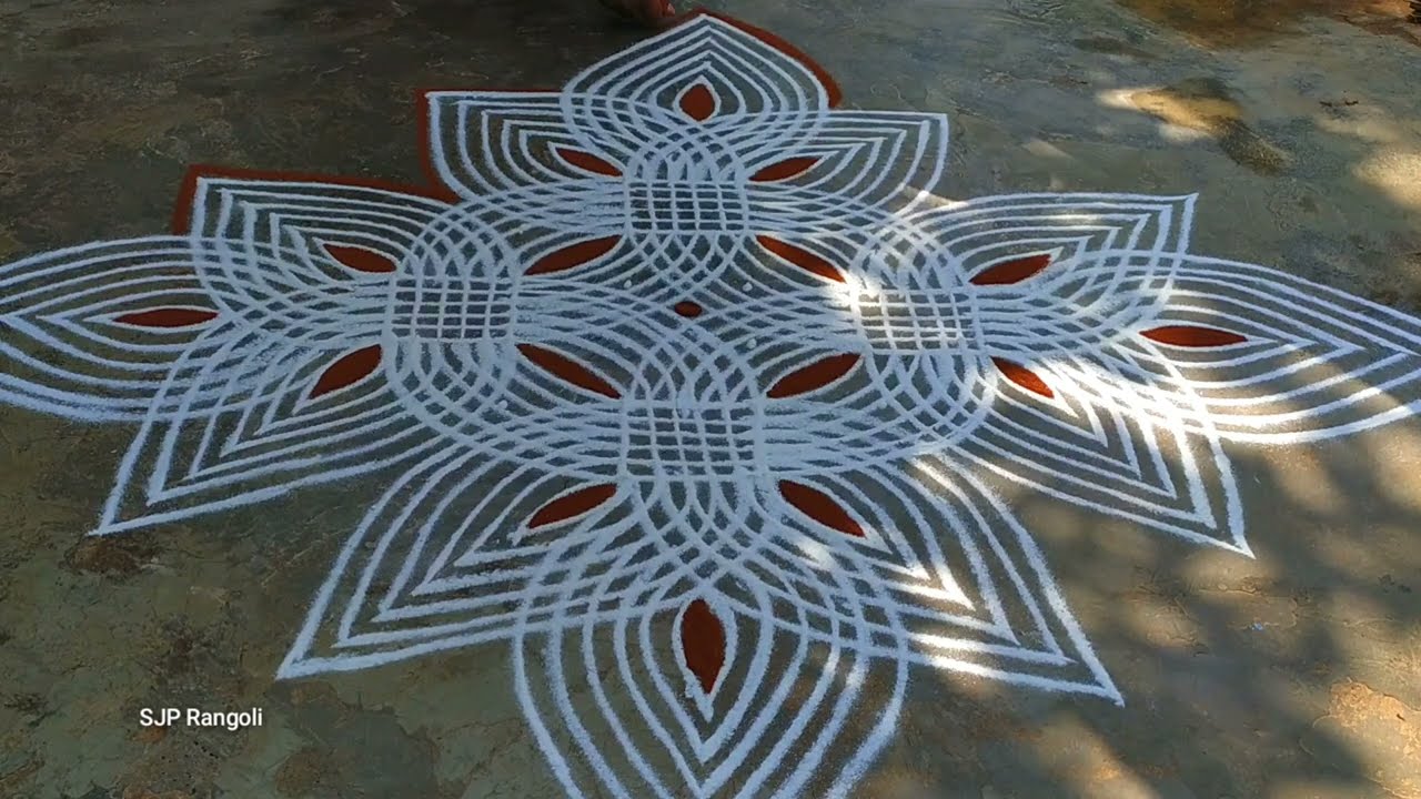 Thai madham kolam / Friday padi kolam / easy muggulu