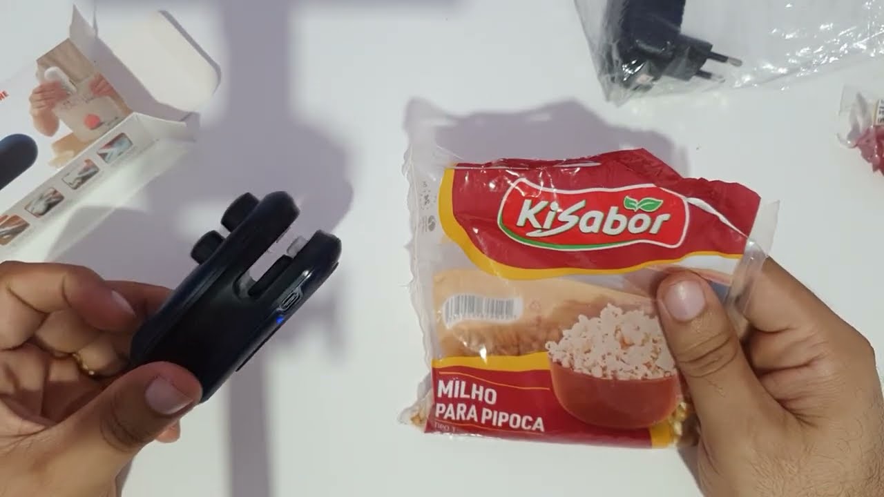 Miniaturowa, przenośna, ładowalna przez USB zgrzewarka do opakowań
