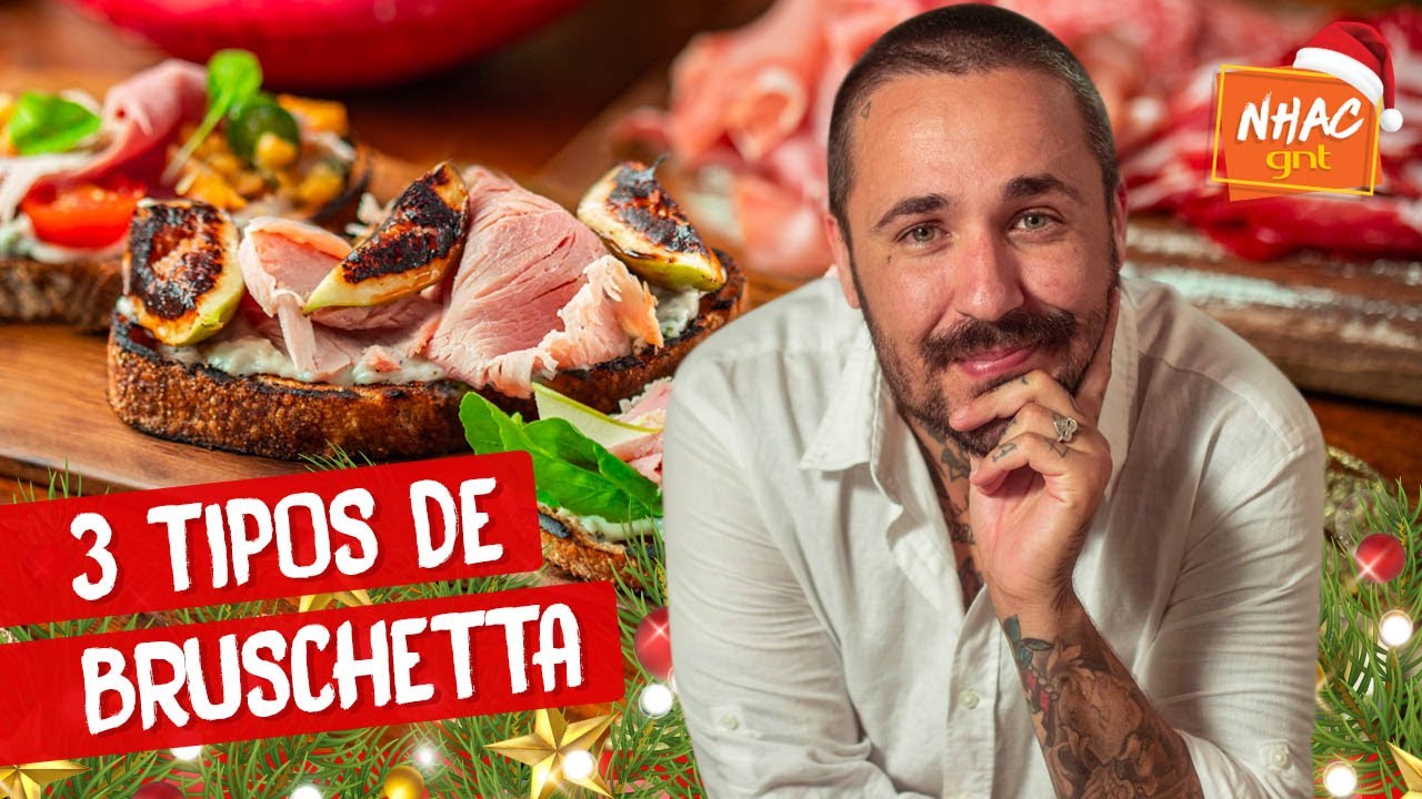 3 TIPOS DE BRUSCHETTA: como fazer entrada para o jantar | Leonardo Abreu | Receitas com Sadia