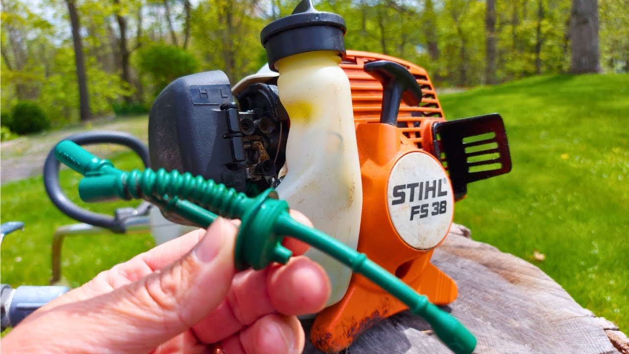 Замена топливопровода Stihl FS38 | Ремонт триммера