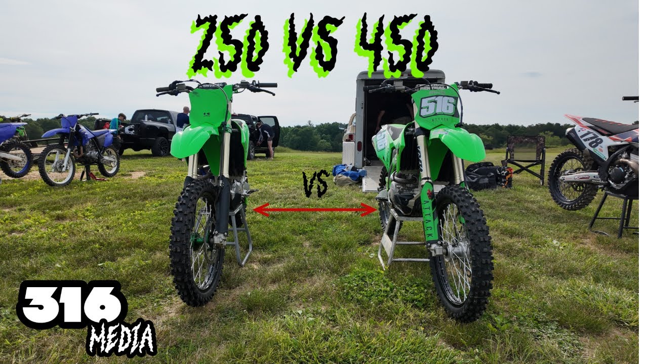 250 VS 450 | Which Bike Am I FASTER On?
