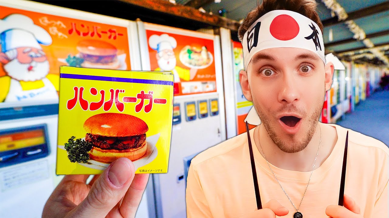 NEJVĚTŠÍ SBÍRKA RETRO AUTOMATŮ V JAPONSKU! 😍🍔