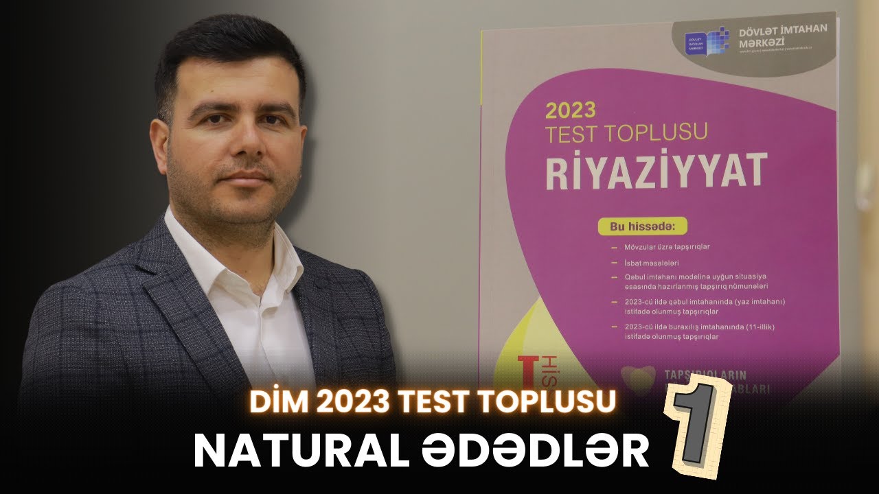 DİM 2023 - Natural ədədlər - 1-ci hissə