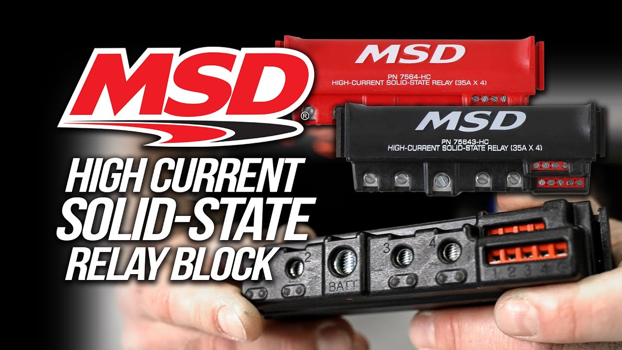 Lose the Fuses and Simplify Your Car&rsquo;s Wiring with MSD&rsquo;s New High Current Solid State Relays